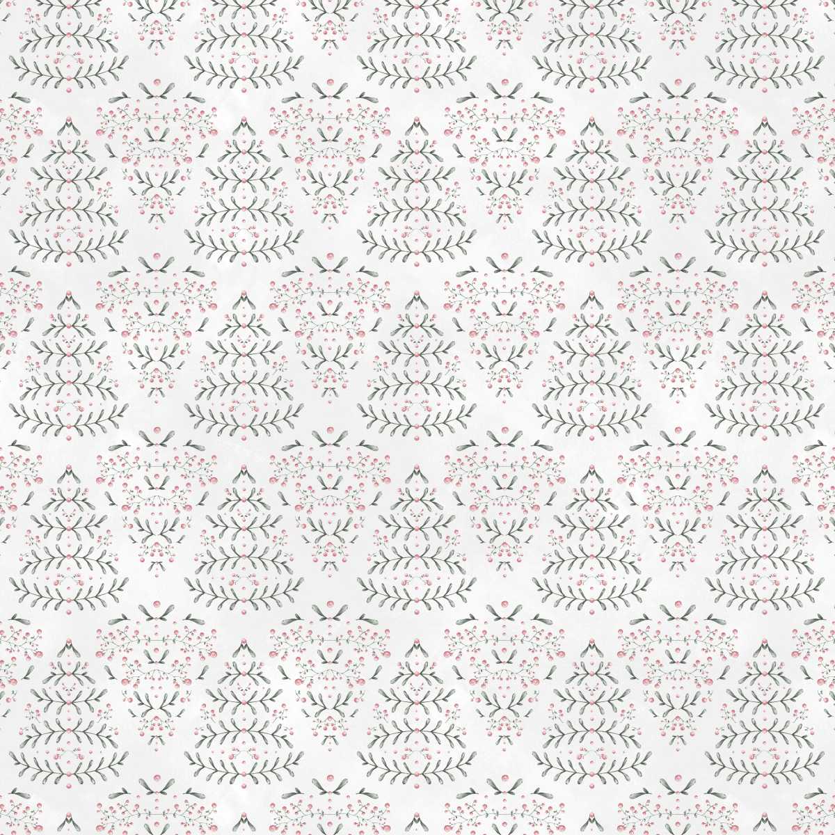 Patterned fabric with geometric design on a white background