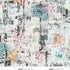 Fabric Studio E Pearl Paper Match Free Falling by the Quarter Yard 9026-11