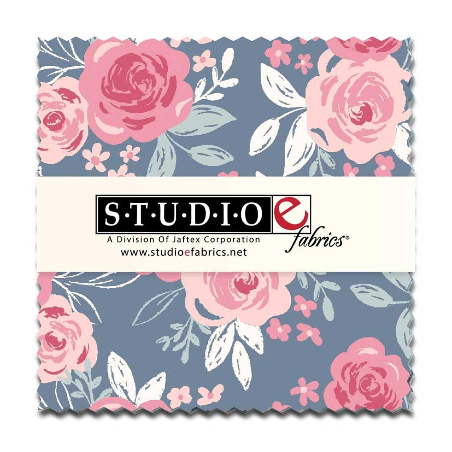 Fabric Studio E Precuts Beautiful Bowquets 42pc 5" Charm Pack FB6CPSE.BOWQUETS