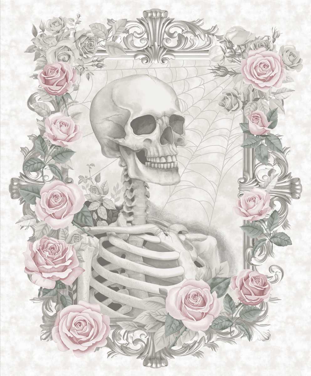Fabric Studio E Pretty Scary Panel 8943P-19
