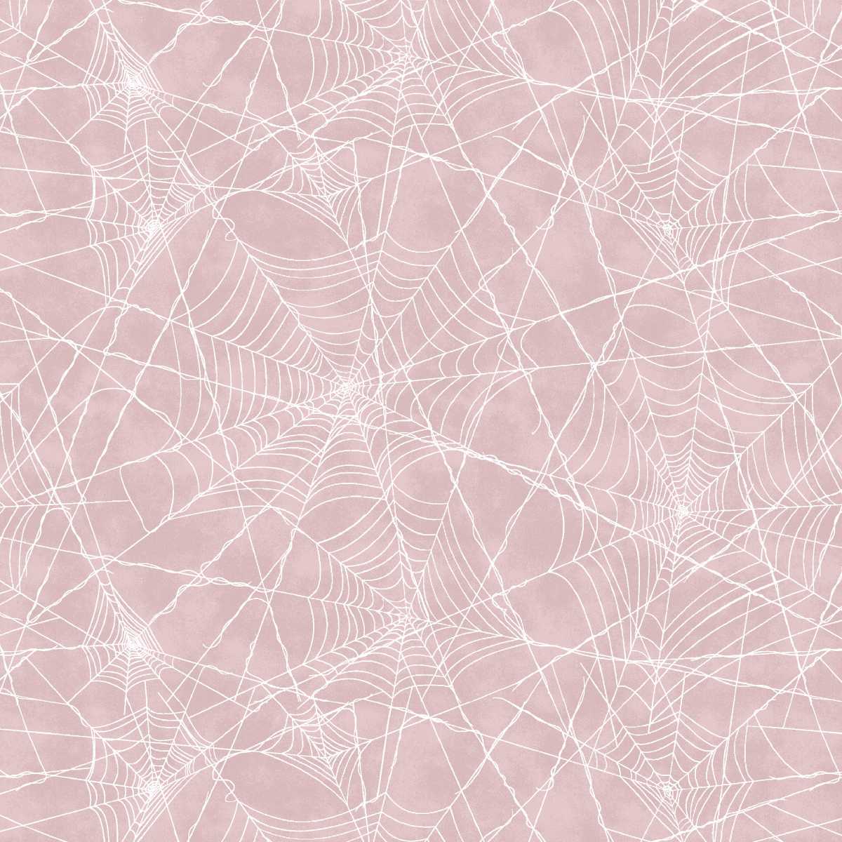 Fabric Studio E Rose Spiderweb Pretty Scary by the Quarter Yard 8949-29