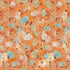 Fabric Studio E Tangerine Rough Pumpkins Free Falling by the Quarter Yard 9027-31