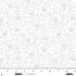 Fabric Studio E White on White Modern Art Floral Best of Cream & Sugar by the Quarter Yard 8934-01W