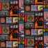 Fabric Sykel Enterprises Firefighter Camo Flag Block by the Quarter Yard 1339FF