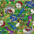 Fabric Sykel Enterprises Marching Band Game On by the Quarter Yard 10557-MARCH