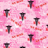 Fabric Sykel Enterprises Nurse Abstract Geo Logo by the Quarter Yard 1180NURSE