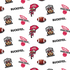 Fabric Sykel Enterprises Ohio State University White Allover by the Quarter Yard OHS042