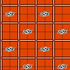 Fabric Sykel Enterprises Oklahoma State University Plaid Flannel by the Quarter Yard OSU023