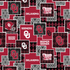Fabric Sykel Enterprises Oklahoma University Argyle Boxes by the Quarter Yard OU1371