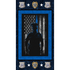 Fabric Sykel Enterprises Police Department Hero Silhouette Panel 1195PD