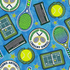 Fabric Sykel Enterprises Tennis Game On by the Quarter Yard 10557-TENN