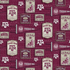 Fabric Sykel Enterprises Texas A&M University Vintage Pennant by the Quarter Yard TAM1267