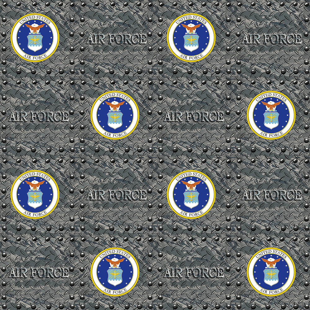 Fabric Sykel Enterprises U.S. Air Force Military Grate by the Quarter Yard 1554AF