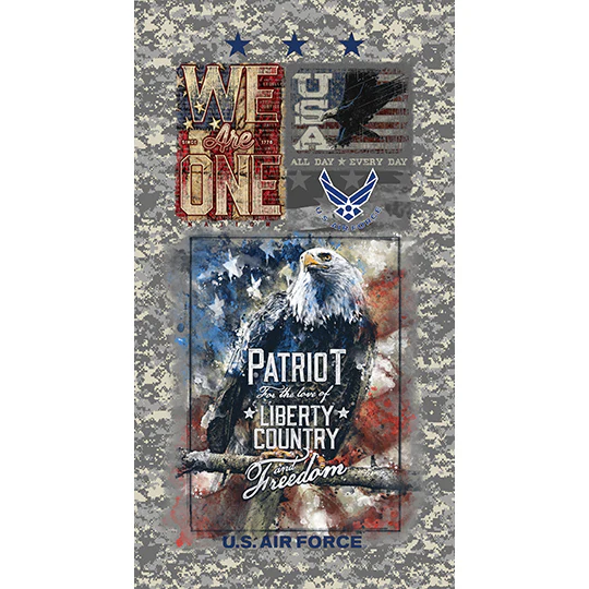 Fabric Sykel Enterprises U.S. Air Force Patriot Panel 1337AF