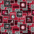 Fabric Sykel Enterprises University of Alabama Argyle Boxes by the Quarter Yard AL1371