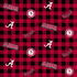 Fabric Sykel Enterprises University of Alabama Buffalo Plaid by the Quarter Yard AL1207