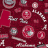 Fabric Sykel Enterprises University of Alabama Home State by the Quarter Yard AL1208