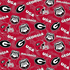 Fabric Sykel Enterprises University of Georgia Tone on Tone by the Quarter Yard GA1178