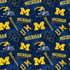 Fabric Sykel Enterprises University of Michigan Tone on Tone by the Quarter Yard MCHG1178