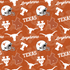 Fabric Sykel Enterprises University of Texas Tone on Tone by the Quarter Yard TX1178