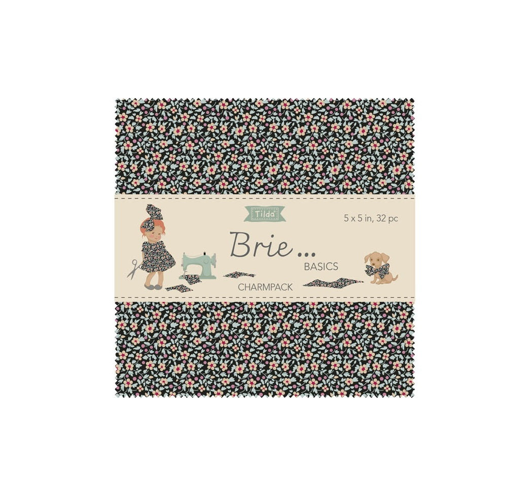 Fabric Tilda Brie 32pc 5" Charm Pack TIL300273