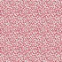 A repeating botanical pattern featuring red leafy branches and small blue dots on a warm off-white background.
