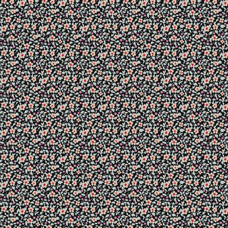 Fabric Tilda Charcoal Brie Basics by the Quarter Yard TIL130186