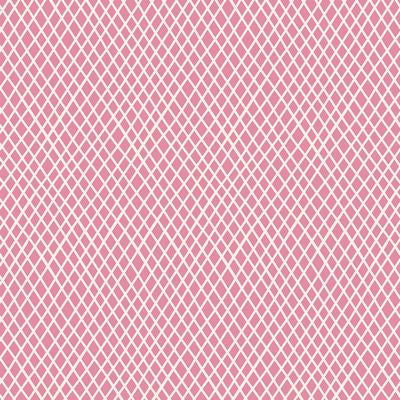 Fabric Tilda Classic Basics Pink Crisscross by the Quarter Yard TIL130040