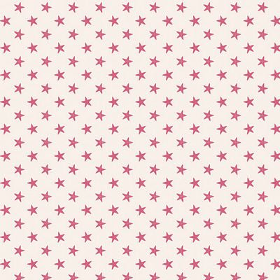 Fabric Tilda Classic Basics Pink Tiny Star by the Quarter Yard TIL130037