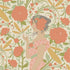 Fabric Tilda Coral Aubery Songbird by the Quarter Yard TIL100643