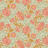 Fabric Tilda Coral Floral Songbird by the Quarter Yard TIL100641