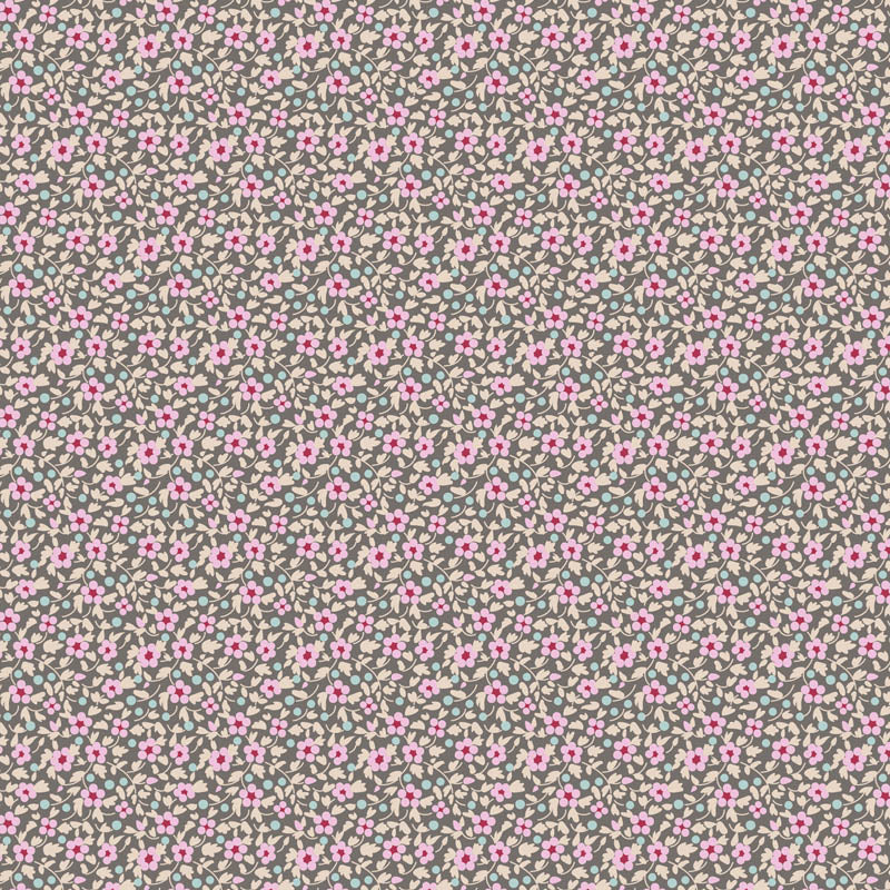 Fabric Tilda Gray Brie Basics by the Quarter Yard TIL130187