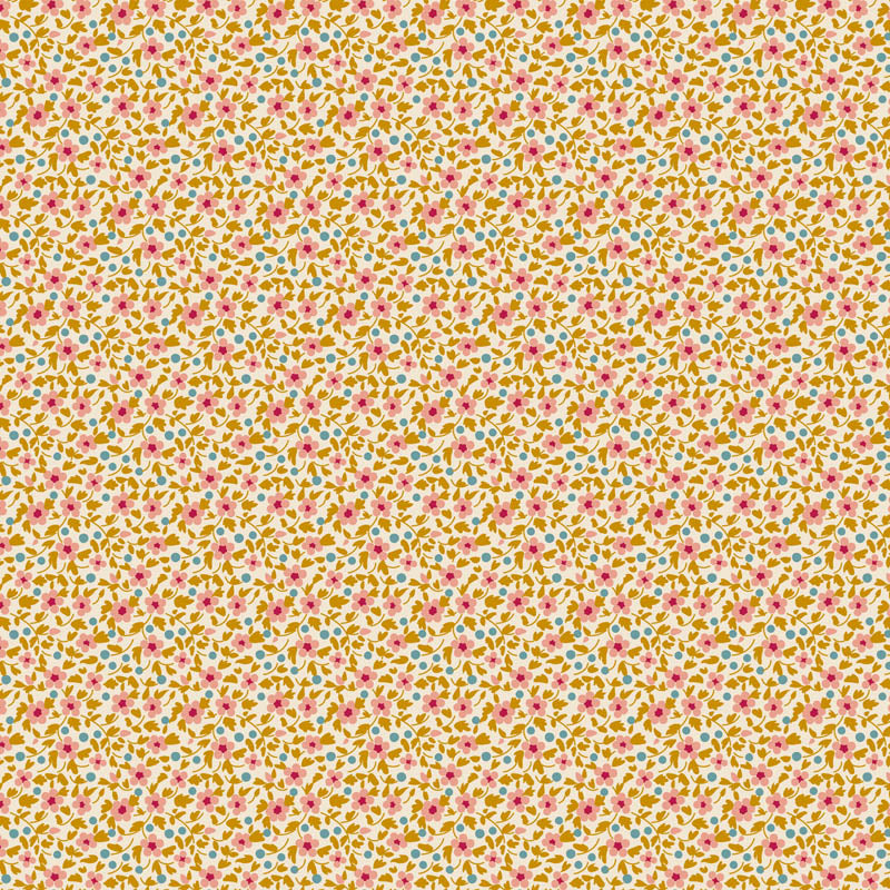 Fabric Tilda Mustard Brie Basics by the Quarter Yard TIL130196