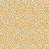 A seamless repeating pattern featuring stylized golden-brown leafy branches and small teal-blue dots on a warm off-white background.