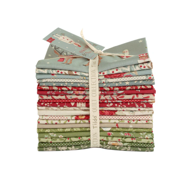 Fabric Tilda Precuts Merry Little Christmas 20pc Fat Quarter Bundle TIL300247