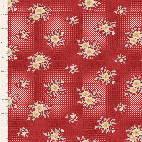 Fabric Tilda Red Joy Merry Little Christmas by the Quarter Yard TIL100624