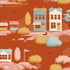 Fabric Tilda Rust Village Village Life by the Quarter Yard TIL110179