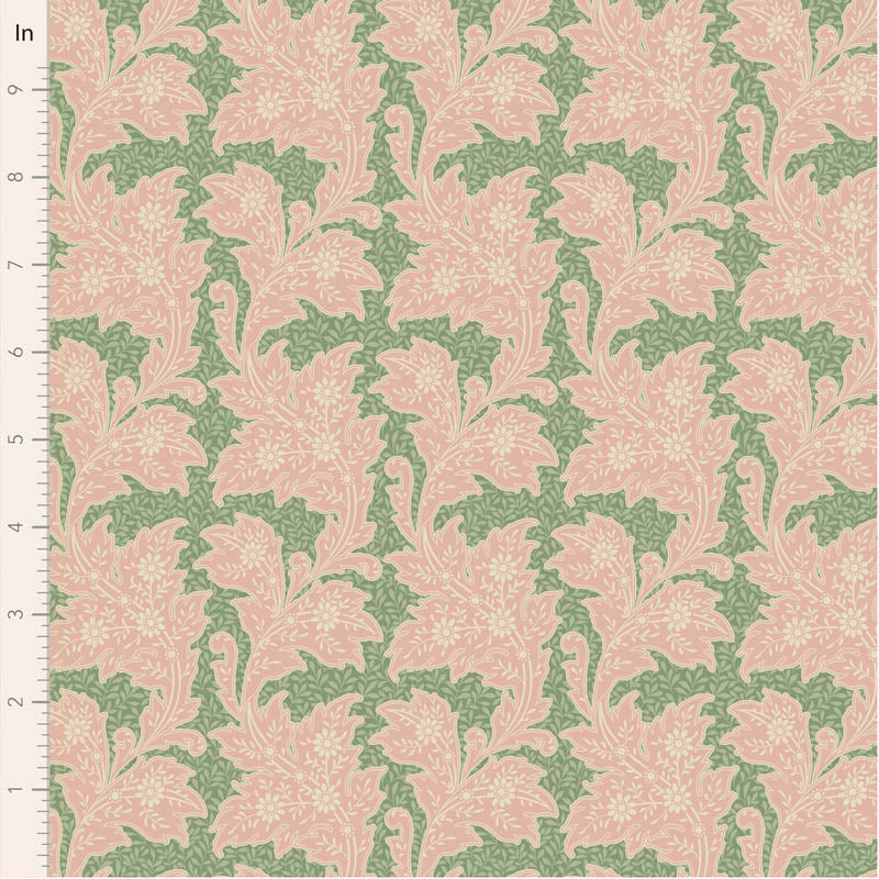 Fabric Tilda Sage Stella Songbird Blenders by the Quarter Yard TIL110154