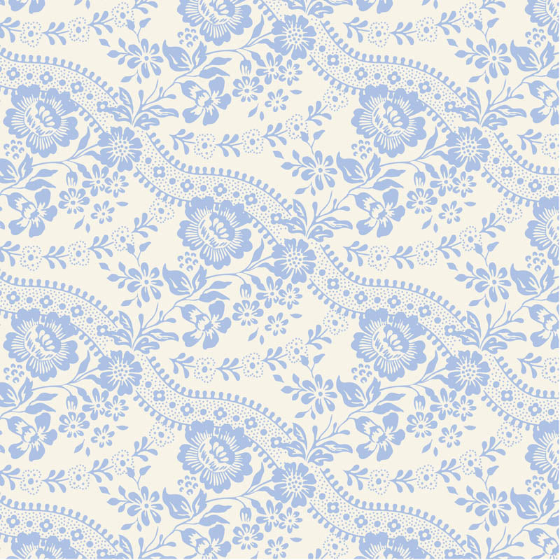 Fabric Tilda Sky Celeste Something Blue by the Quarter Yard TIL110162