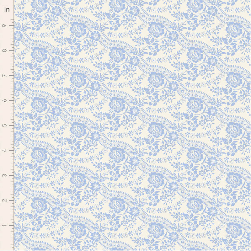 Fabric Tilda Sky Celeste Something Blue by the Quarter Yard TIL110162