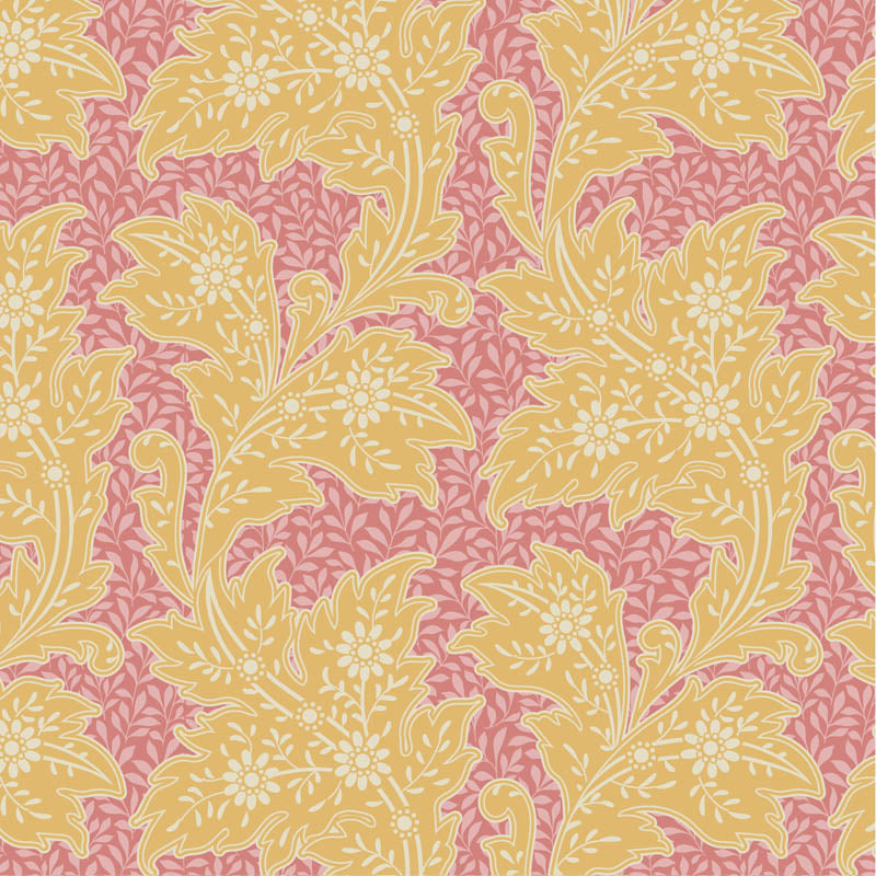 Fabric Tilda Yellow Stella Songbird Blenders by the Quarter Yard TIL110160