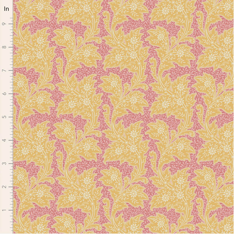 Fabric Tilda Yellow Stella Songbird Blenders by the Quarter Yard TIL110160