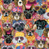 Fabric Timeless Treasures Packed Fashionista Dogs Top Dogs by the Quarter Yard CD4179