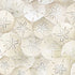 Pattern of sand dollars with floral designs on a beige background