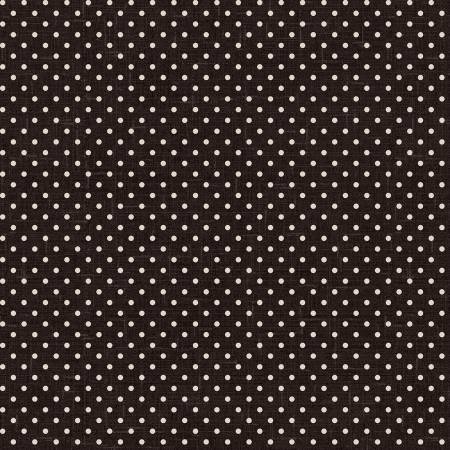 Fabric Wilmington Black/Ivory Small Dots Blackberry Bramble by the Quarter Yard 98765-991