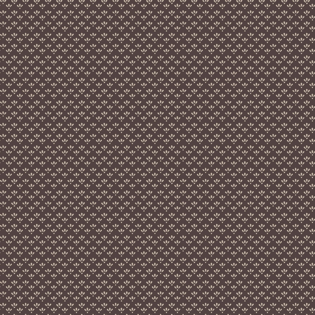 Fabric Wilmington Dark Gray Tiny Floral Blackberry Bramble by the Quarter Yard 98764-991