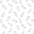 Pattern of snowmen icons on a white background