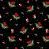 Fabric Wilmington Prints Black Cardinals Snowy Gnomies by the Quarter Yard 49375-937