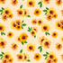 Fabric Wilmington Prints Cream Sunflower Toss Sunshine Whispers by the Quarter Yard 28655-257