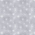 Pattern of white snowflakes on a gray background